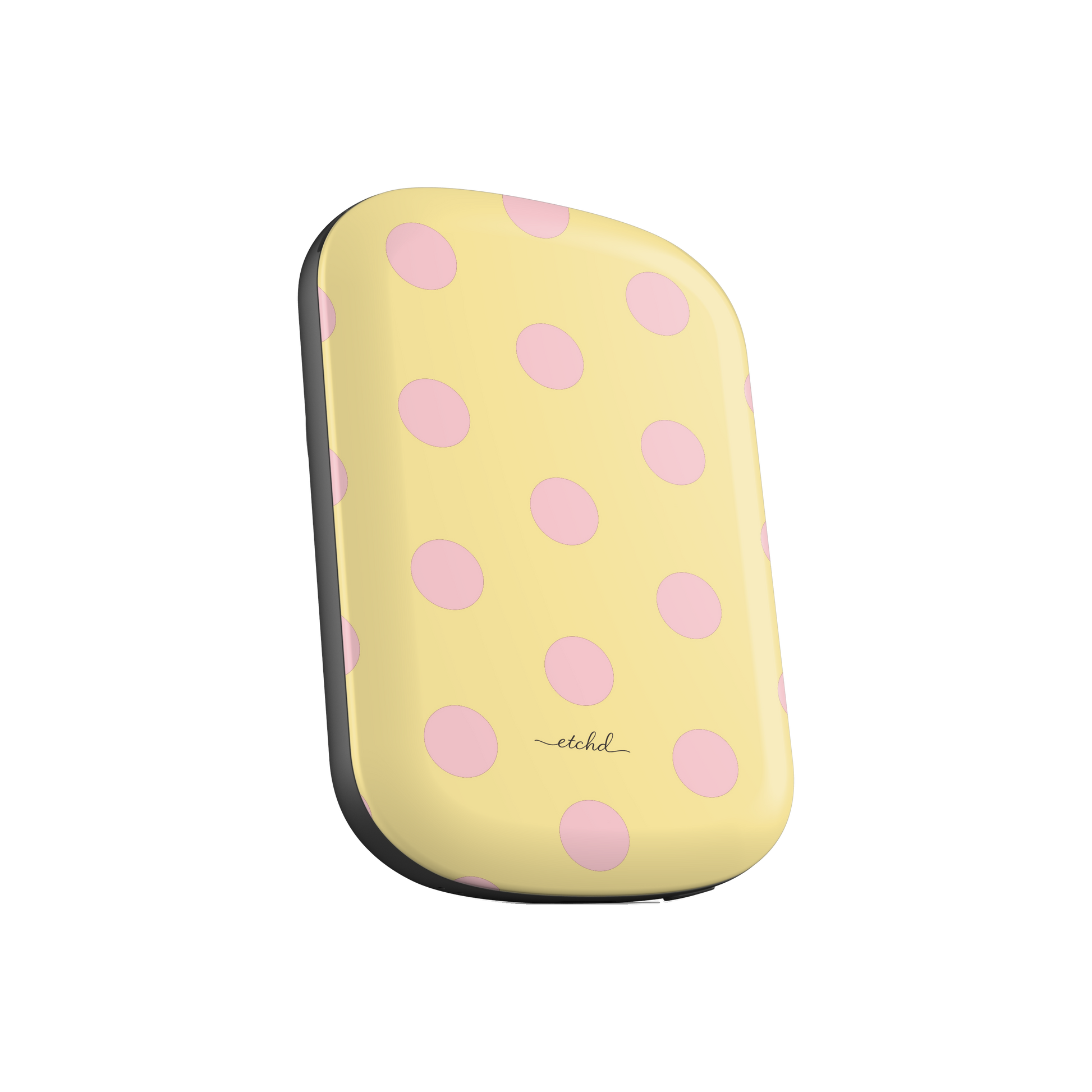 Pink And Butter Polka Dot Magnetic Powerbank by etchd, view 6