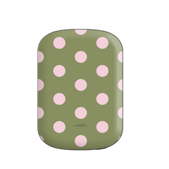 Pink And Green Polka Dot Magnetic Powerbank by etchd, view 5