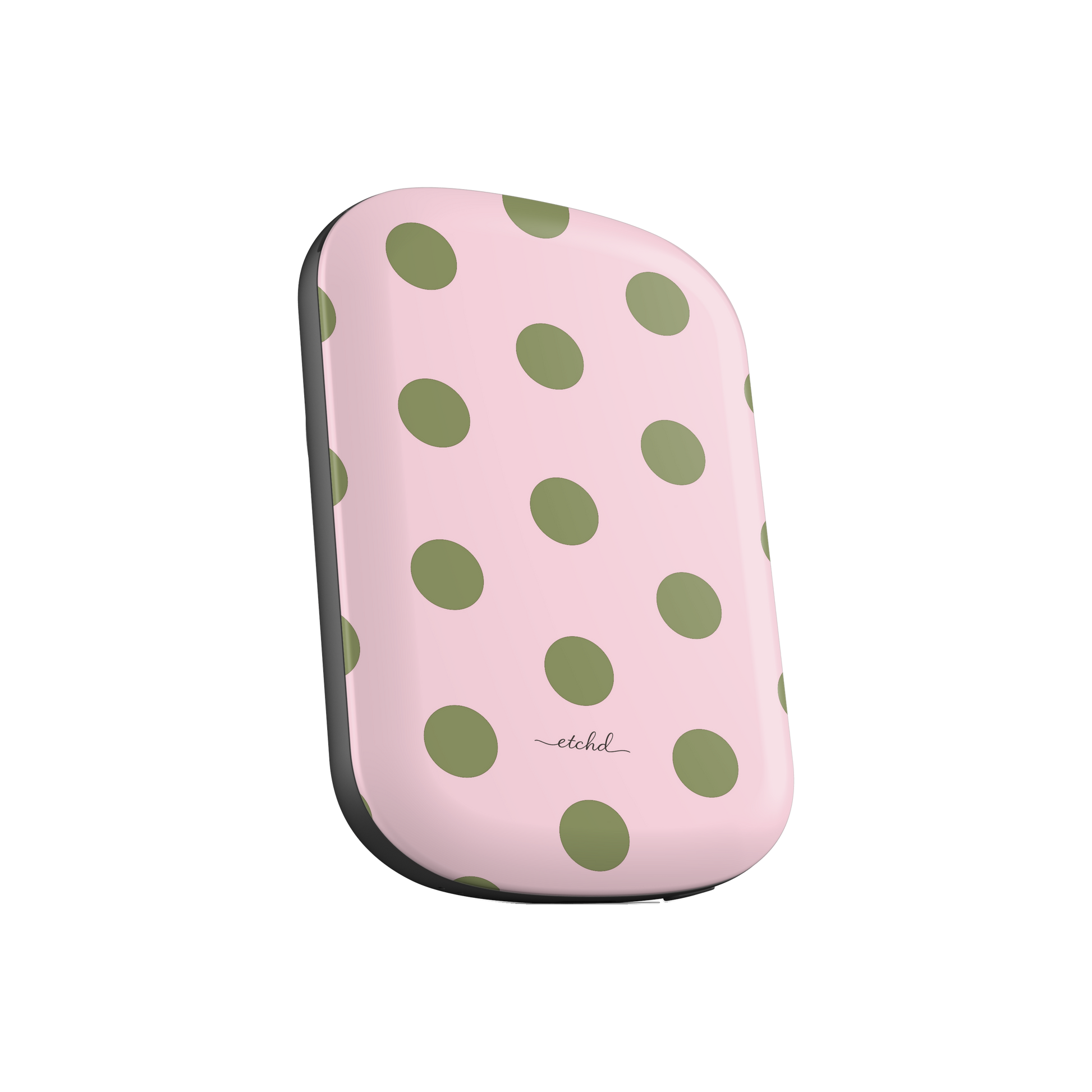 Green And Pink Polka Dot Magnetic Powerbank by etchd, view 2