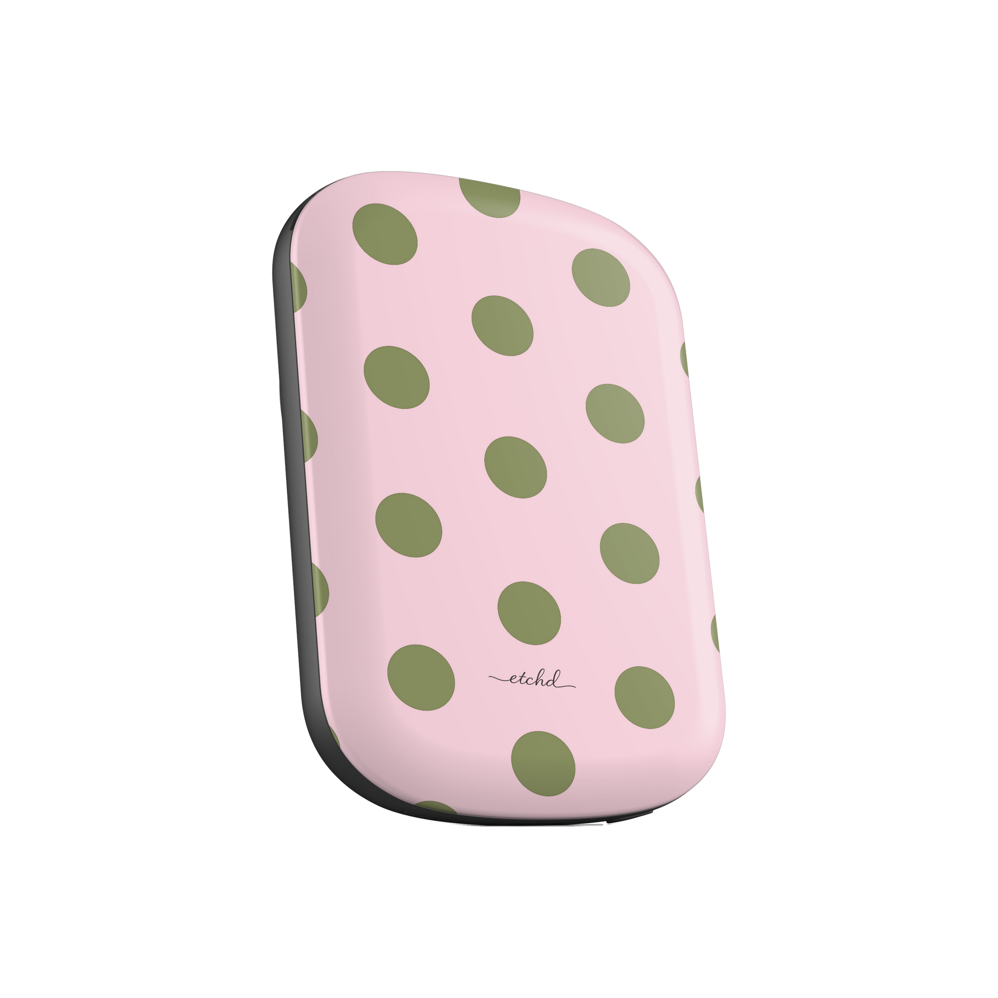 Green And Pink Polka Dot Magnetic Powerbank by etchd, view 2