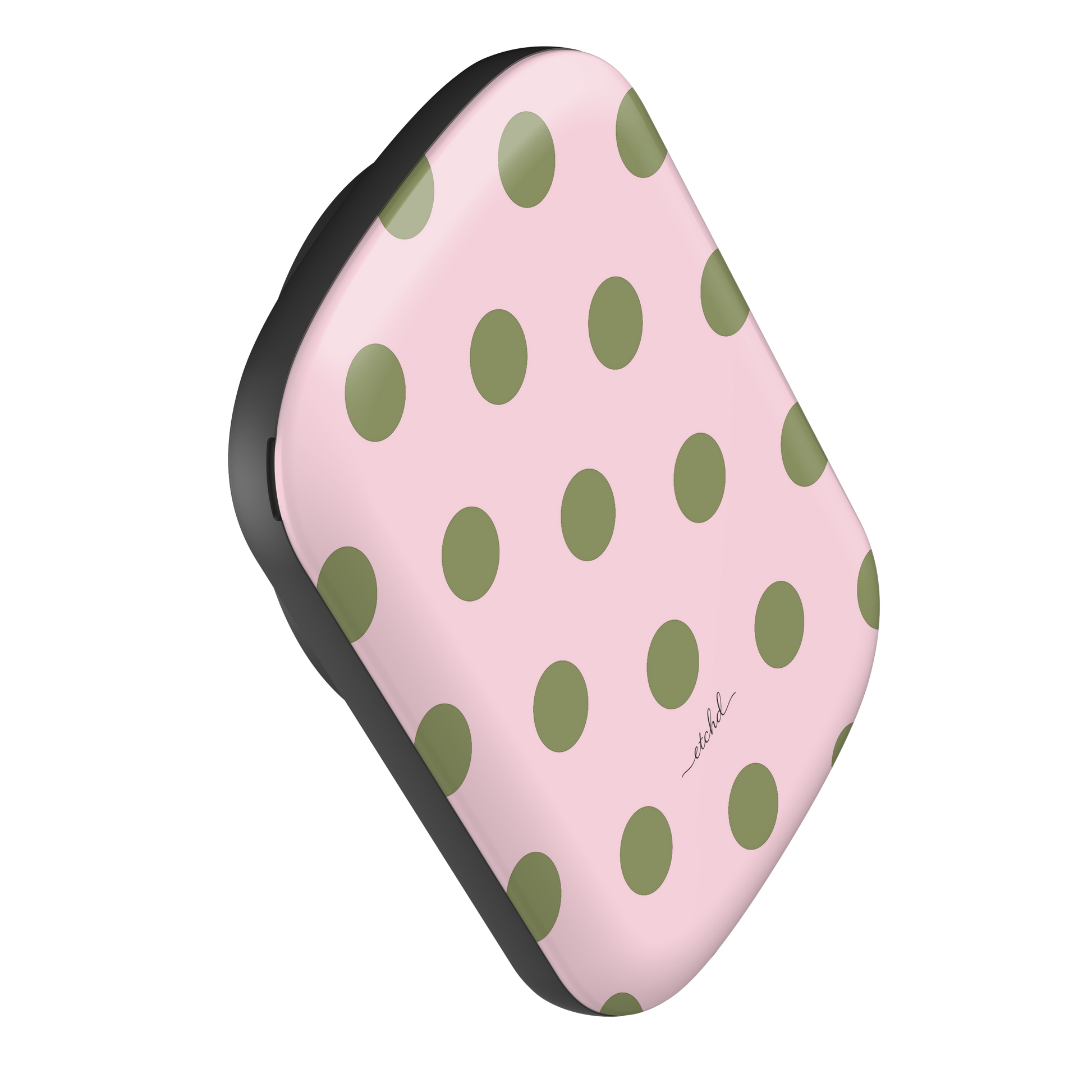 Green And Pink Polka Dot Magnetic Powerbank by etchd, view 3