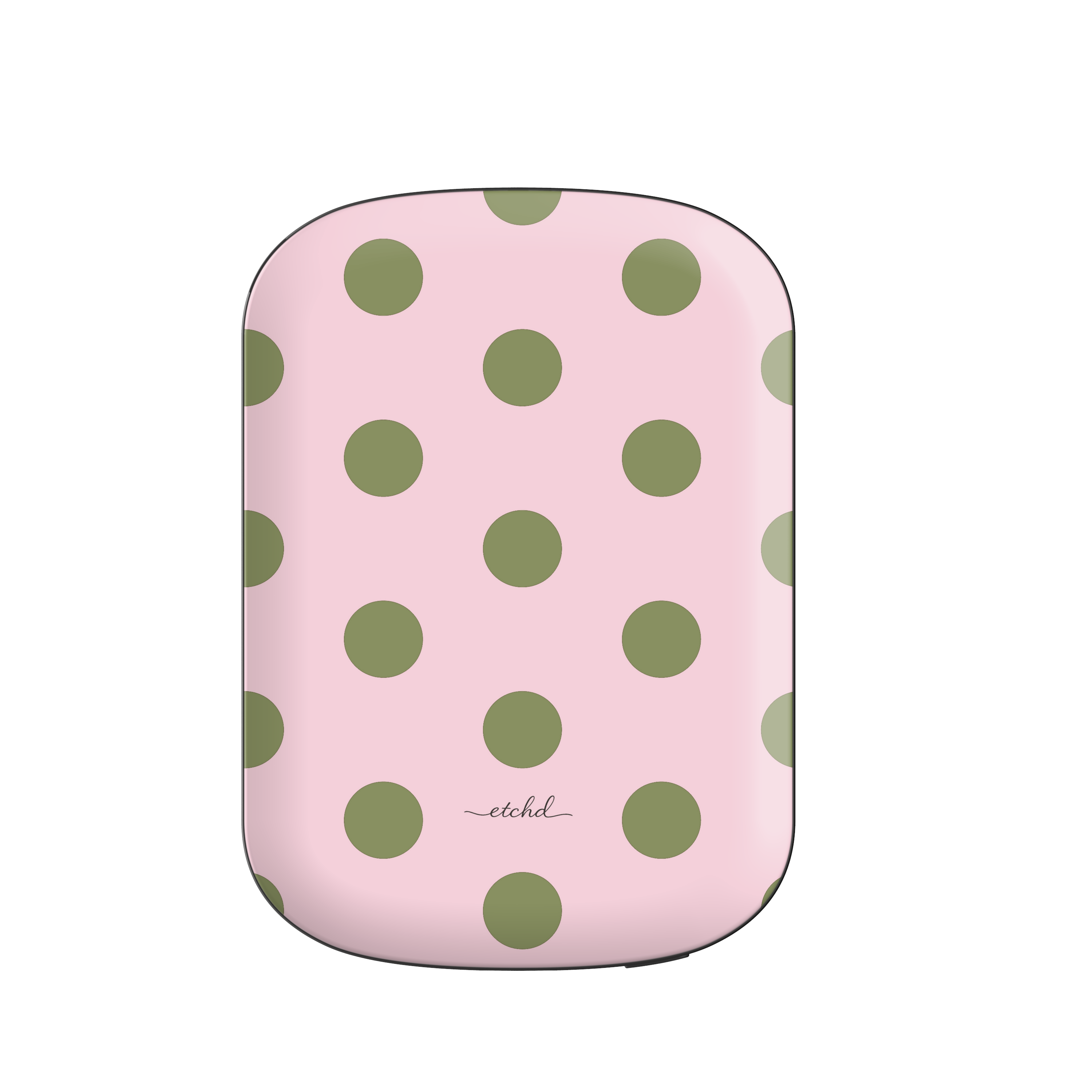 Green And Pink Polka Dot Magnetic Powerbank by etchd
