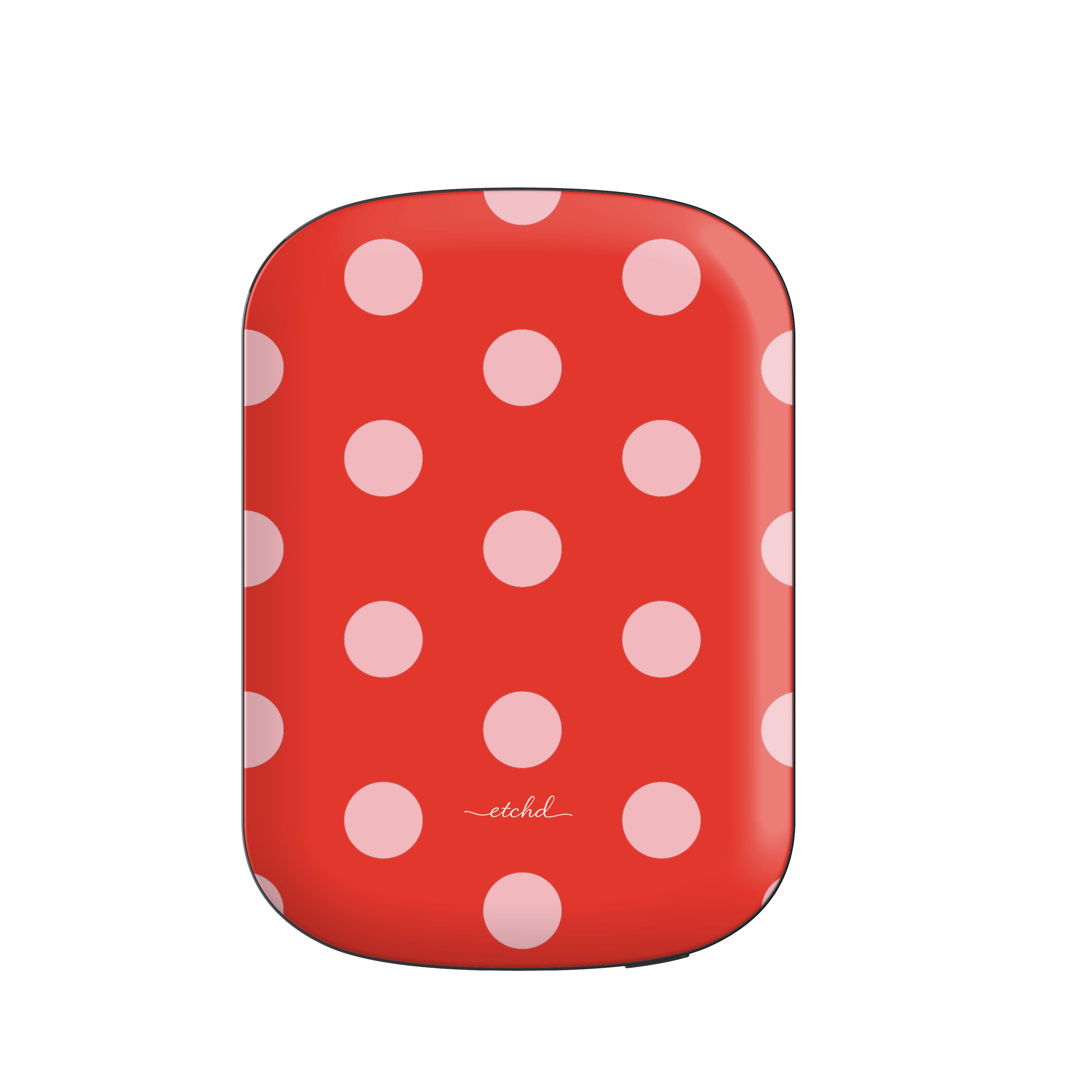 Blush And Poppy Polka Dot Magnetic Powerbank by etchd
