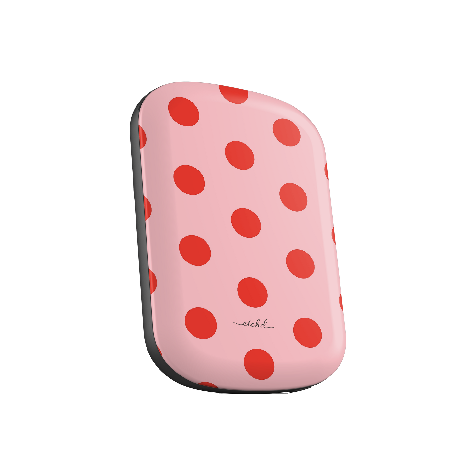 Poppy And Blush Polka Dot Magnetic Powerbank by etchd, view 2