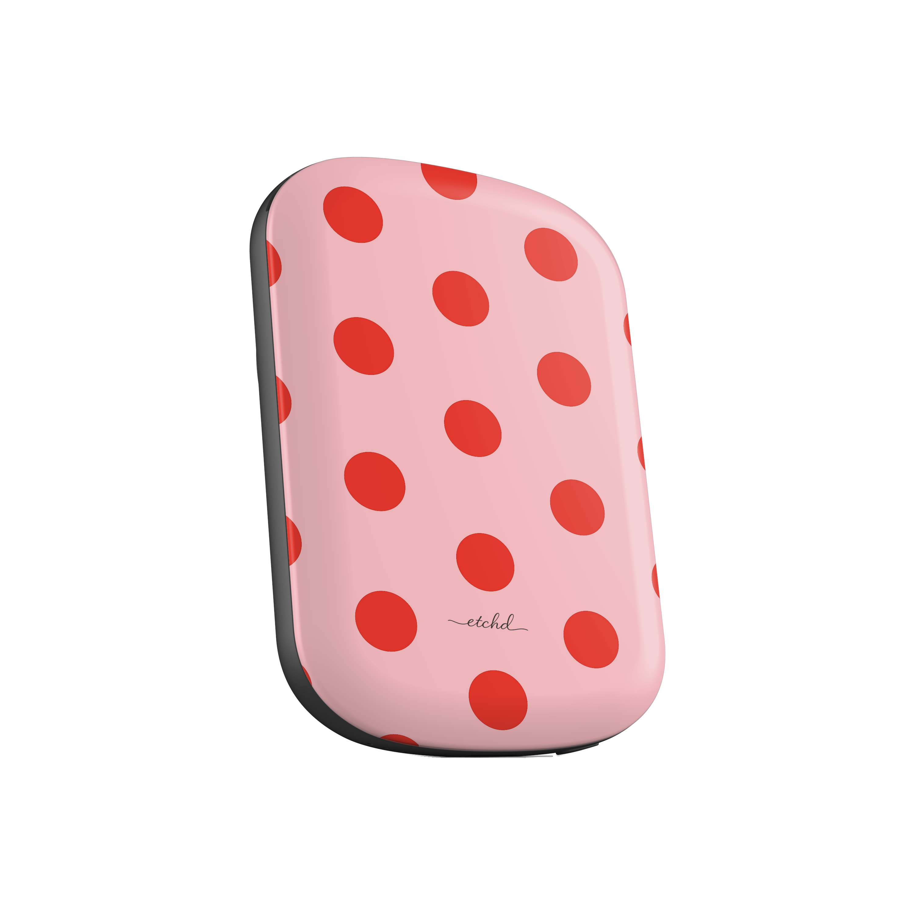 Poppy & Blush Polka Dot Magnetic Powerbank by etchd, view 2