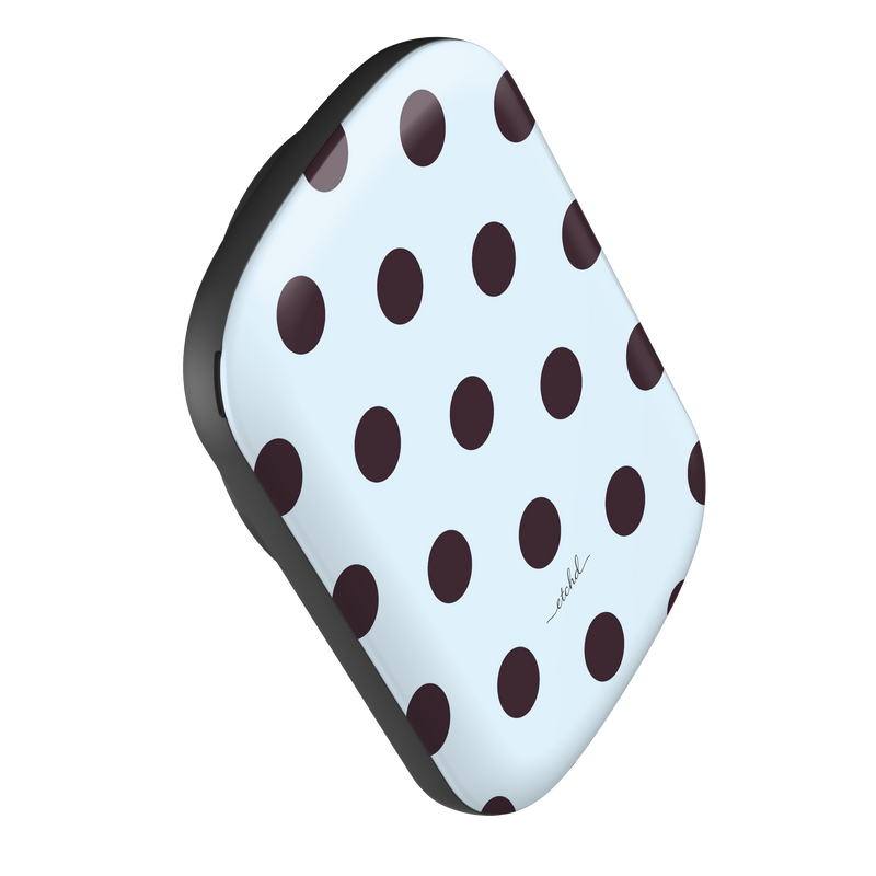 Plum And Blue Polka Dot Magnetic Powerbank by etchd, view 7