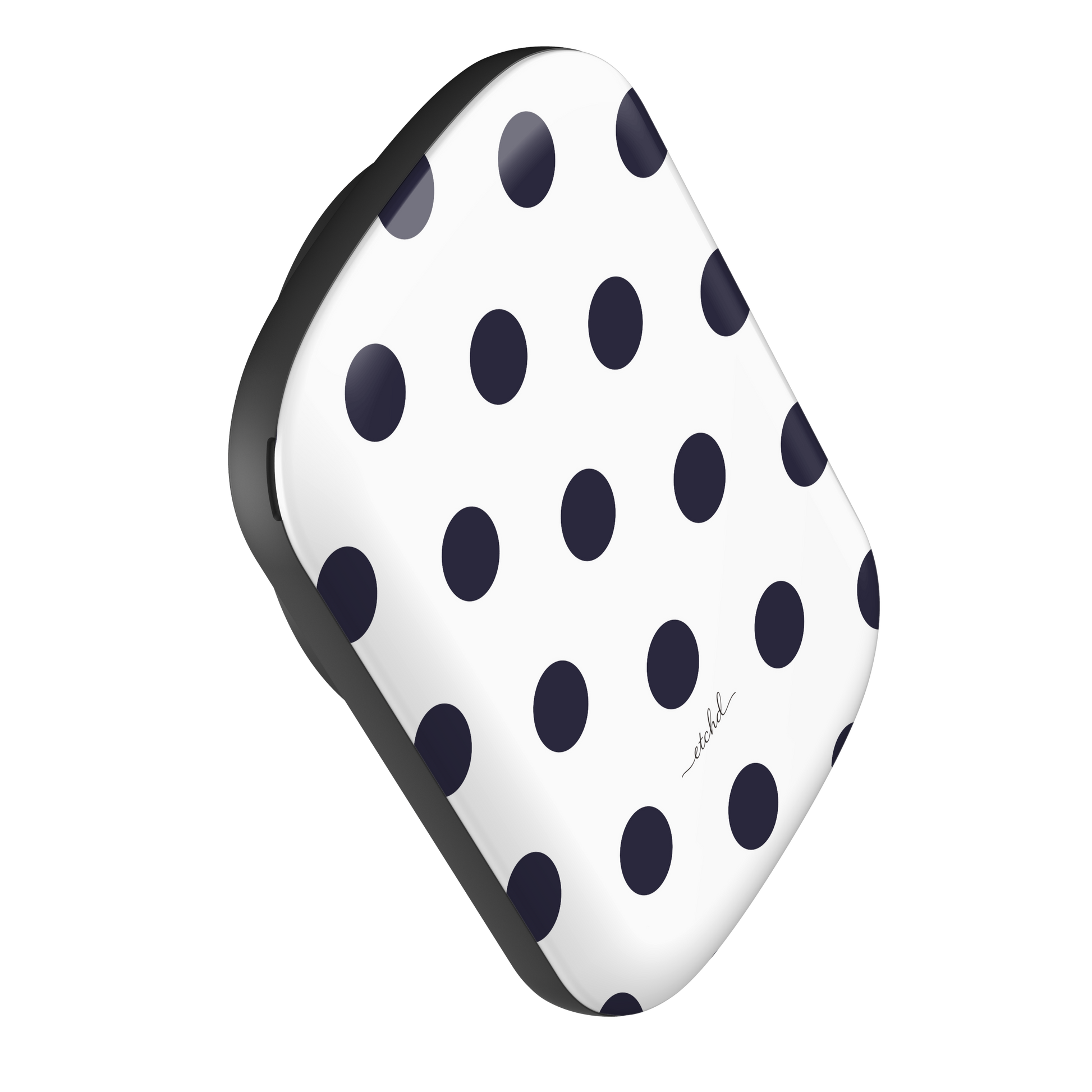 Navy And White Polka Dot Magnetic Powerbank by etchd, view 3