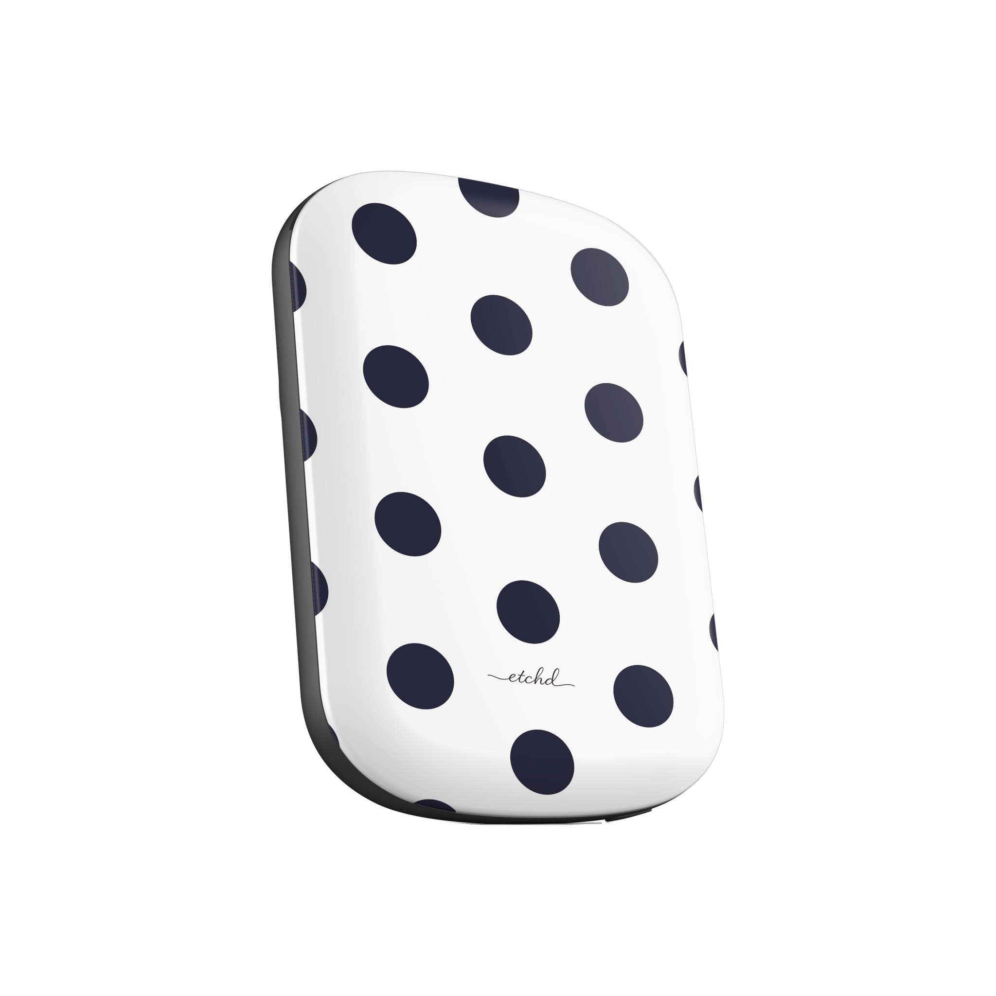 Navy And White Polka Dot Magnetic Powerbank by etchd, view 2