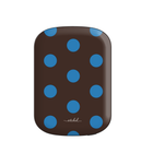 Cerulean & Espresso Polka Dot Magnetic Powerbank