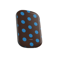 Cerulean And Espresso Polka Dot Magnetic Powerbank by etchd, view 2