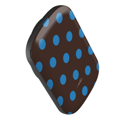 Cerulean And Espresso Polka Dot Magnetic Powerbank by etchd, view 3