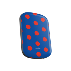 Poppy And Cobalt Polka Dot Magnetic Powerbank by etchd, view 2