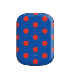 Poppy And Cobalt Polka Dot Magnetic Powerbank by etchd