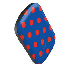 Poppy And Cobalt Polka Dot Magnetic Powerbank by etchd, view 3