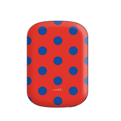 Cobalt And Poppy Polka Dot Magnetic Powerbank by etchd