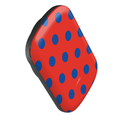 Cobalt And Poppy Polka Dot Magnetic Powerbank by etchd, view 3