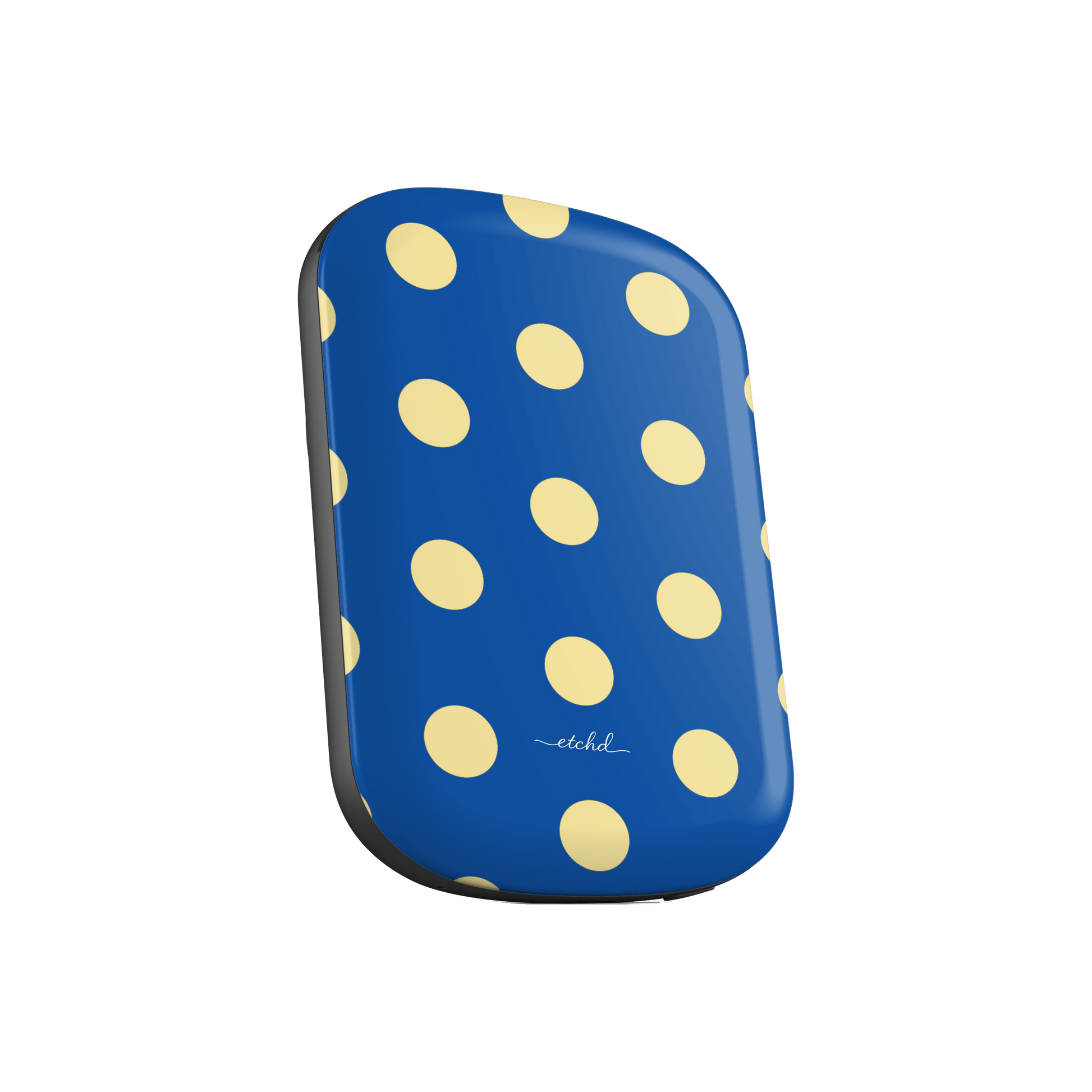 Butter And Cobalt Polka Dot Magnetic Powerbank by etchd, view 2