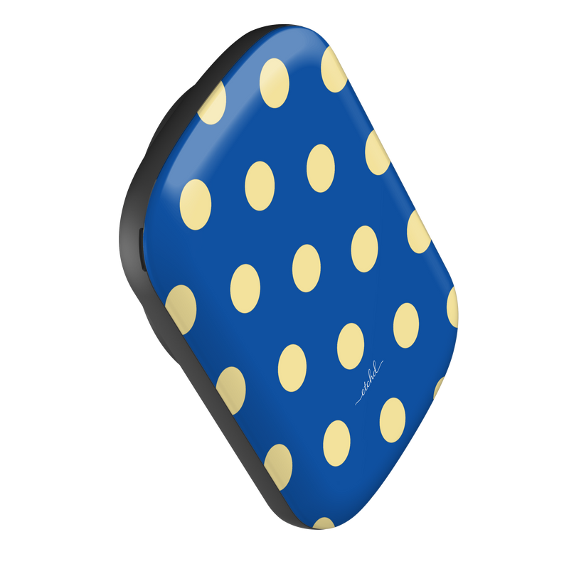 Butter And Cobalt Polka Dot Magnetic Powerbank by etchd, view 3