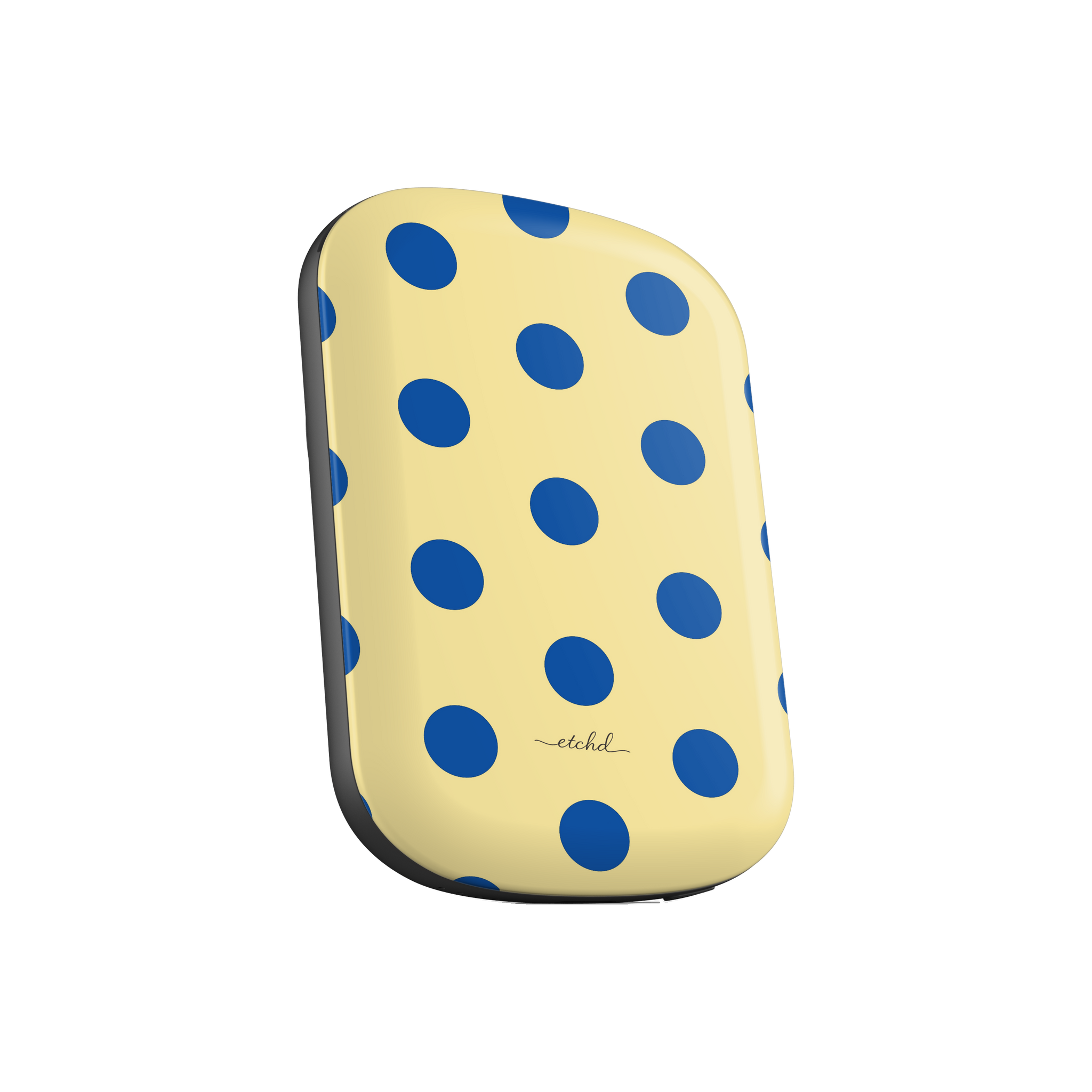 Cobalt And Butter Polka Dot Magnetic Powerbank by etchd, view 2