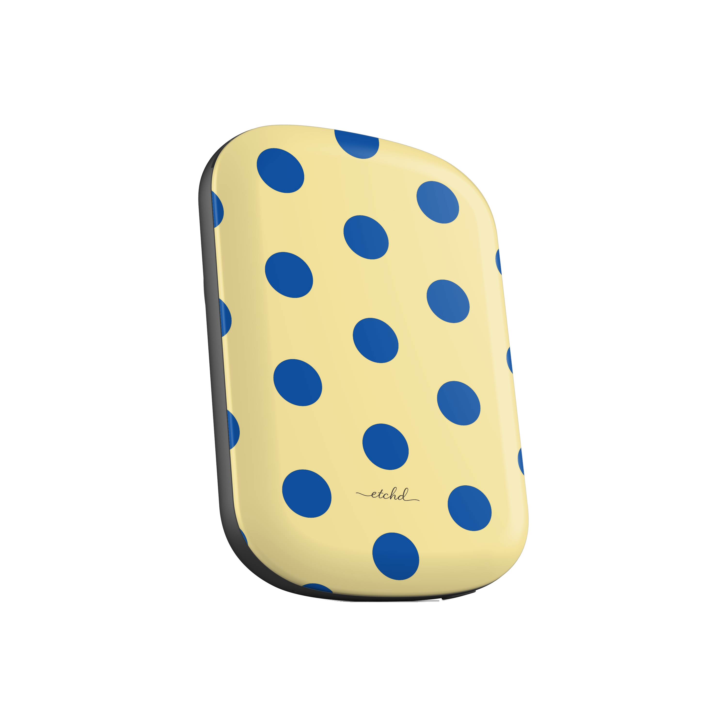 Cobalt & Butter Polka Dot Magnetic Powerbank by etchd, view 2
