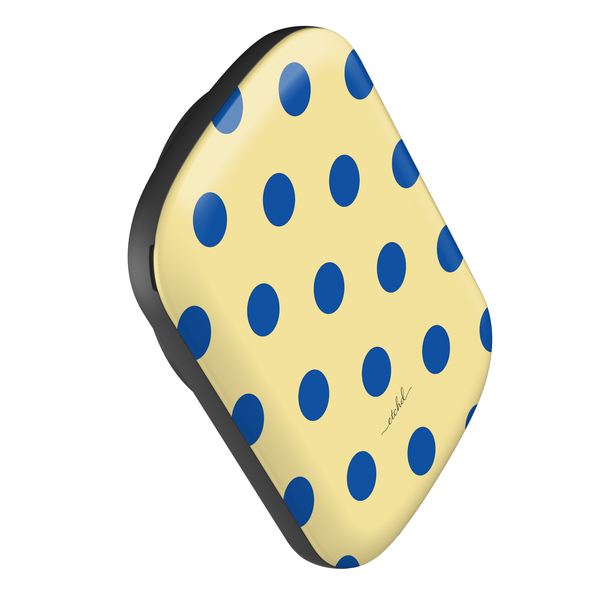 Cobalt And Butter Polka Dot Magnetic Powerbank by etchd, view 3