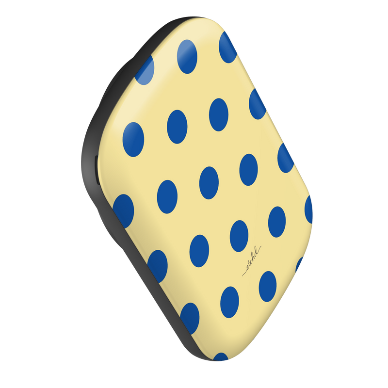 Cobalt And Butter Polka Dot Magnetic Powerbank by etchd, view 3