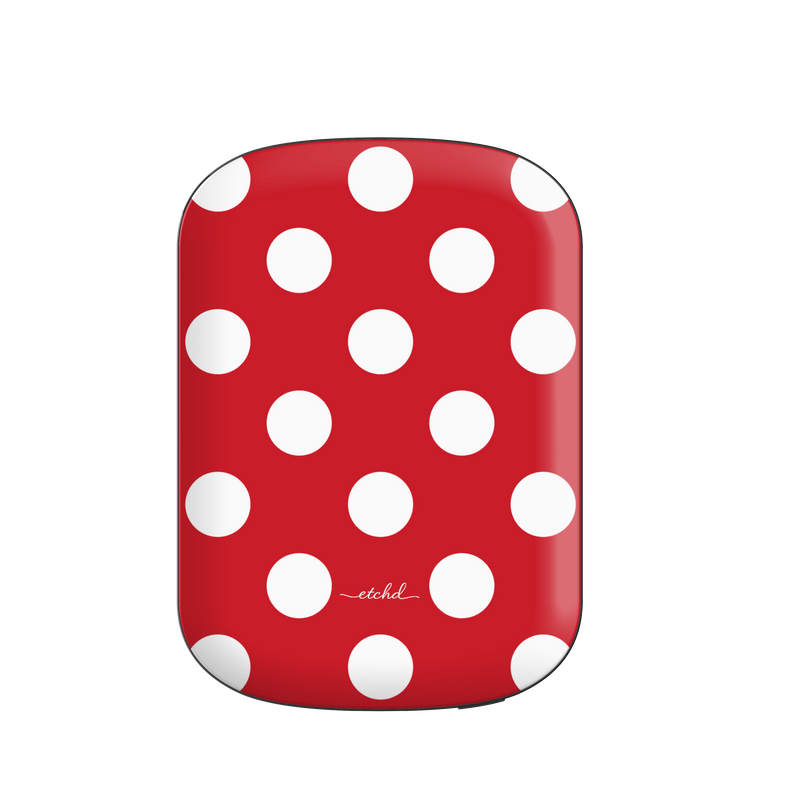 Classic Red Polka Dot Magnetic Powerbank by etchd