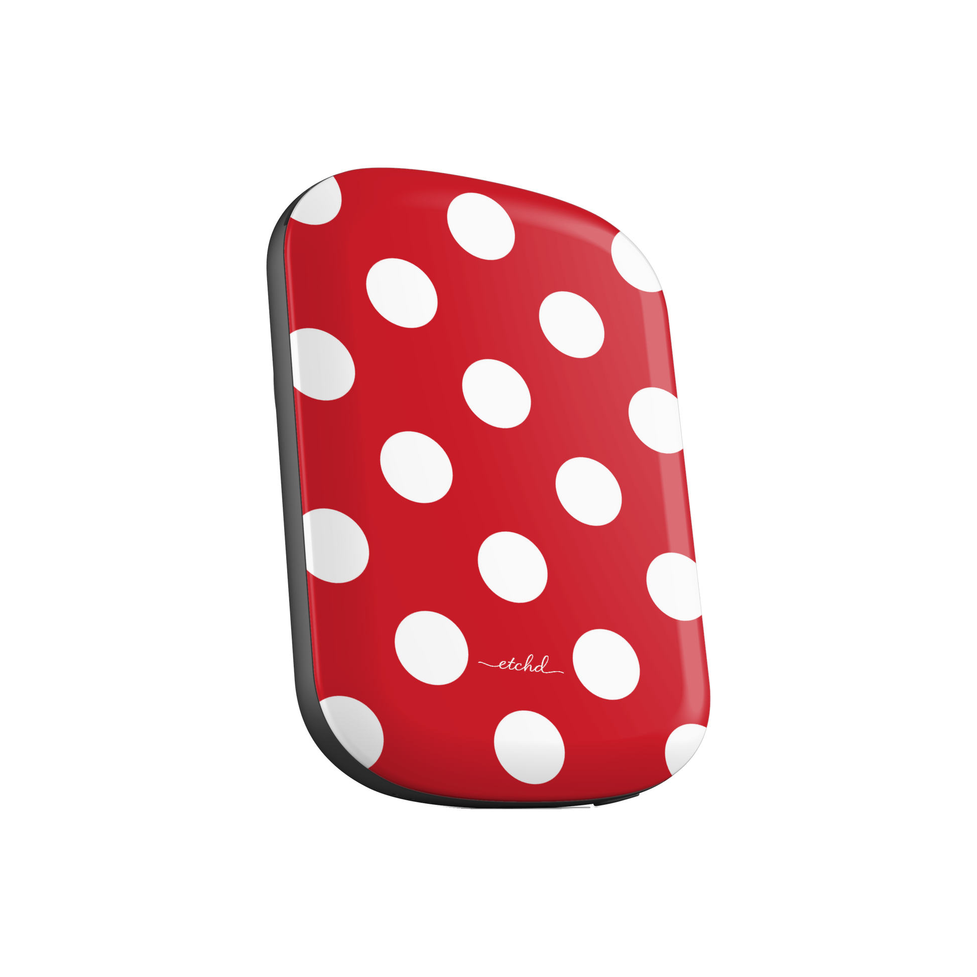 Classic Red Polka Dot Magnetic Powerbank by etchd, view 2