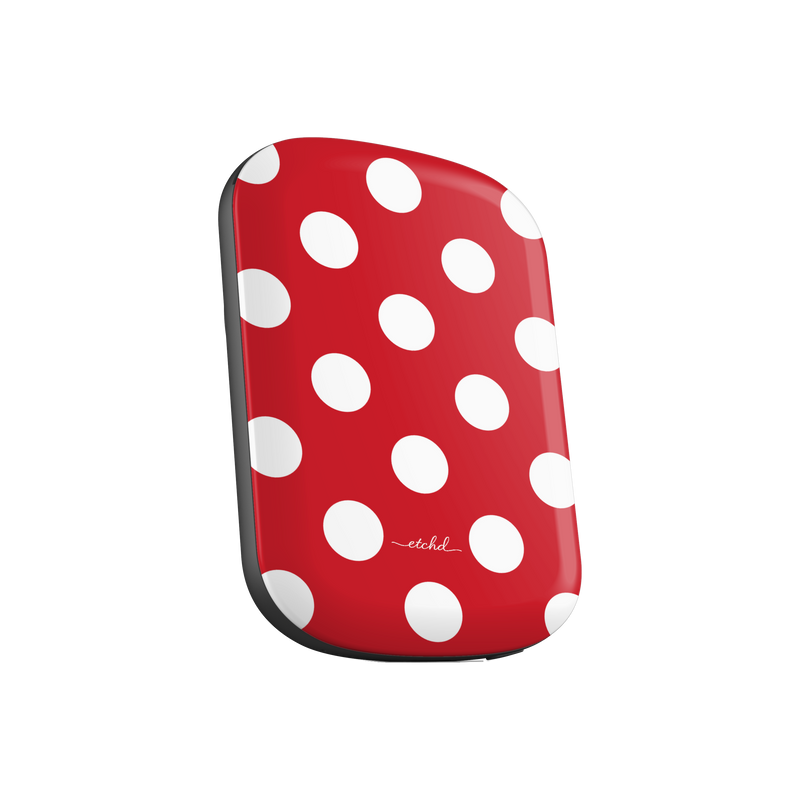 Classic Red Polka Dot Magnetic Powerbank by etchd, view 2