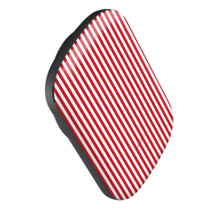 Classic Red & White Striped Magnetic Powerbank by etchd, view 3
