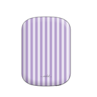 Lilac & Cream Striped Batería externa magnética