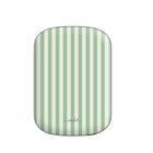 Sage & Cream Striped Powerbank magnetico