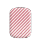 Blush & Cream Striped Diagonal Powerbank magnetico