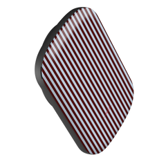 Blue & Cherry Striped Magnetic Powerbank by etchd, view 3