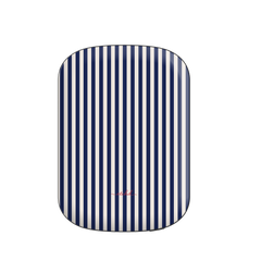 Navy & Cream Striped Magnetic Powerbank by etchd
