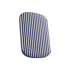 Navy & Cream Striped Magnetic Powerbank by etchd, view 2