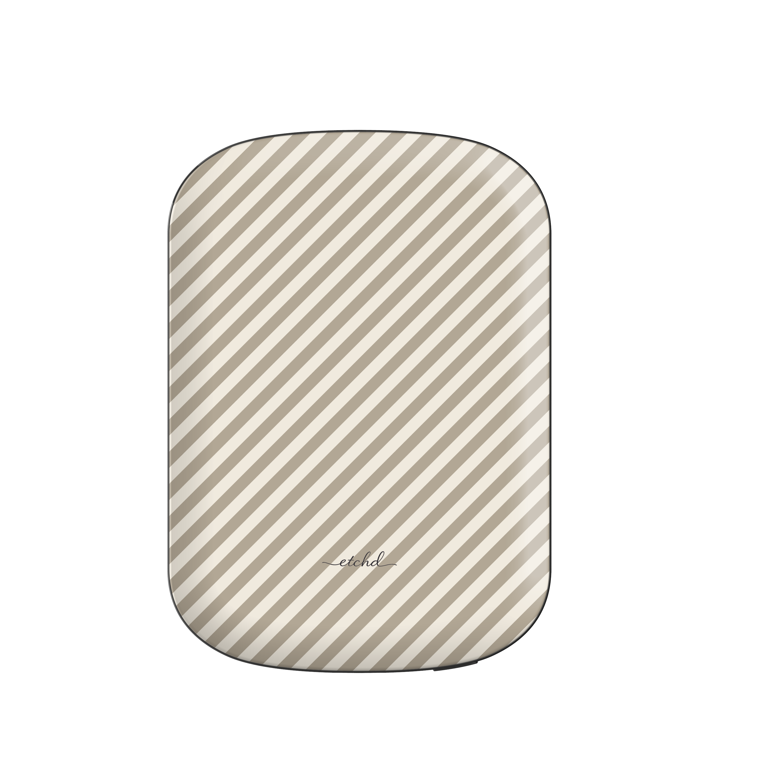 Neutral Striped Diagonal Magnetic Powerbank by etchd