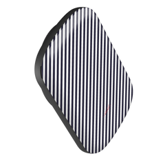 Navy & White Striped Diagonal Magnetic Powerbank by etchd, view 3