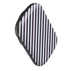 Plum & Blue Striped Diagonal Batería externa magnética de etchd, vista 3