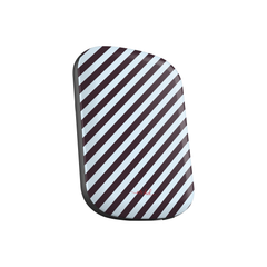 Plum & Blue Striped Diagonal Batería externa magnética de etchd, vista 2