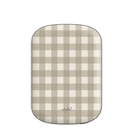 Neutral Gingham Powerbank magnetico