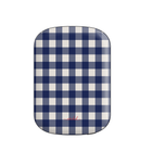 Navy & Cream Gingham Powerbank magnetico