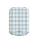 Cornflower & White Gingham Powerbank magnetico