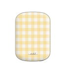 Butter & White Gingham Powerbank magnetico