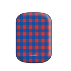 Cobalt & Poppy Gingham Powerbank magnetico