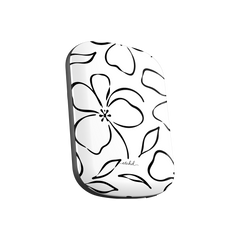 White & Black Floral Magnetic Powerbank by etchd, view 2