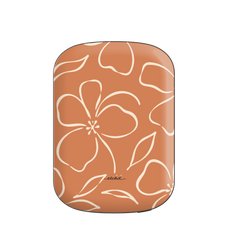 Terracotta & Cream Floral Magnetic Powerbank by etchd
