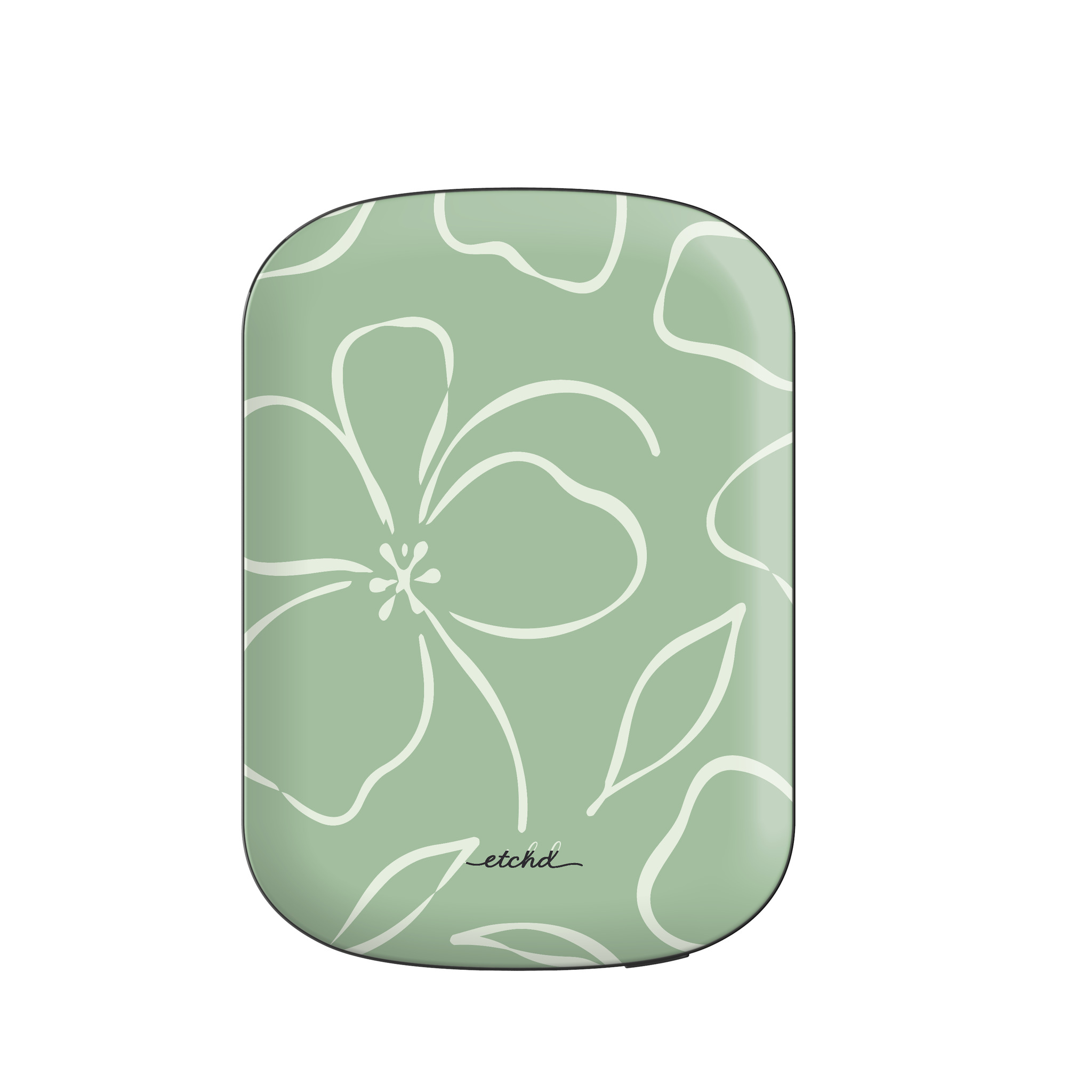Sage & Cream Floral Powerbank magnetico di etchd