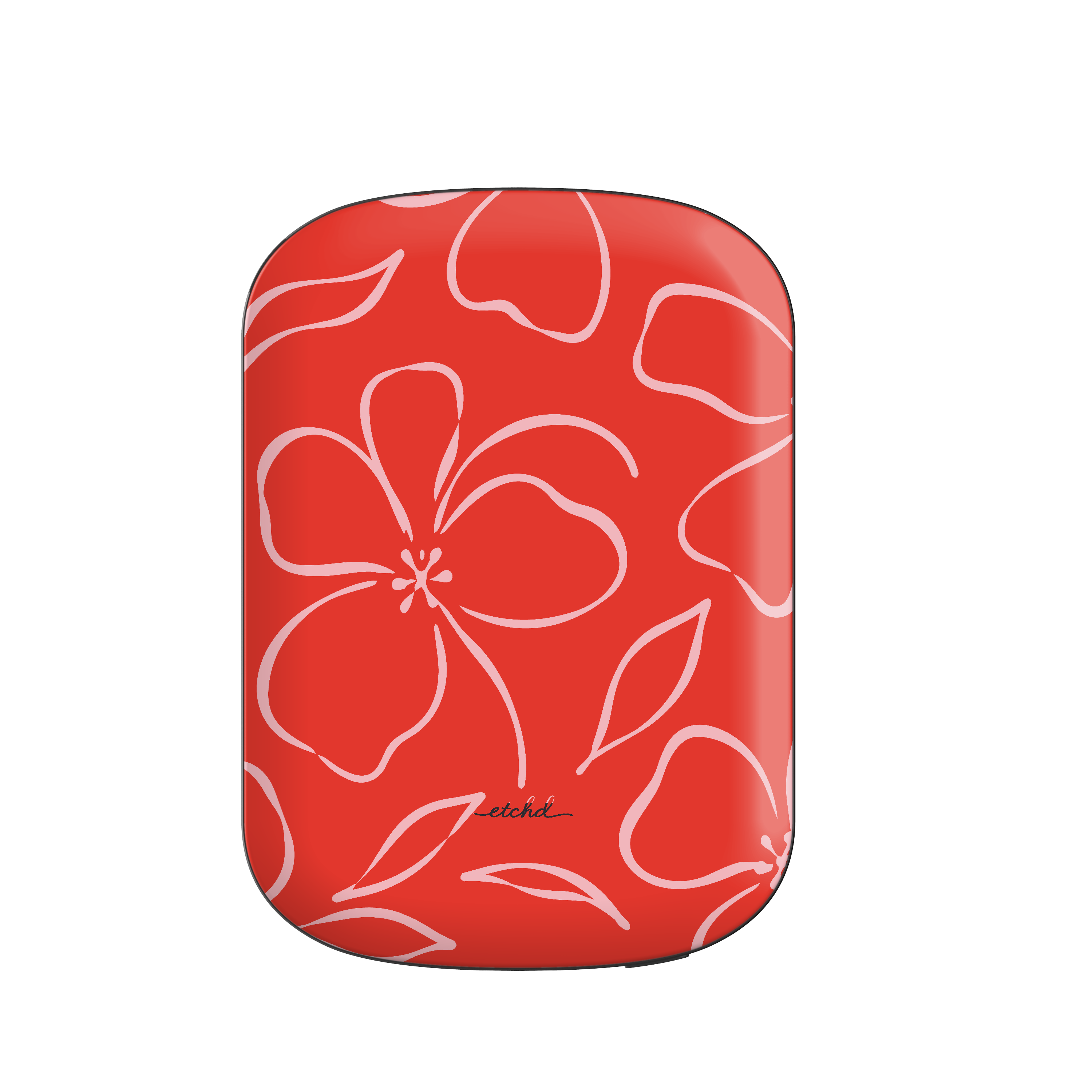 Poppy & Blush Floral Magnetic Powerbank by etchd