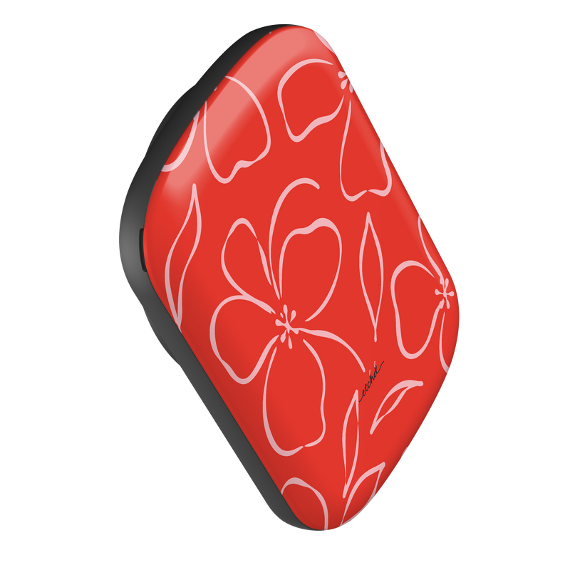 Poppy & Blush Floral Magnetic Powerbank by etchd, view 3